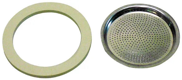 PIATTO FILTRO+GUARNIZIONE PER CAFFETTIERA 2 TAZZE