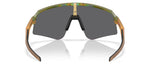 Oakley Sutro Lite Sweep sunglasses in Fern Spacedust with Prizm Black lens, rear view