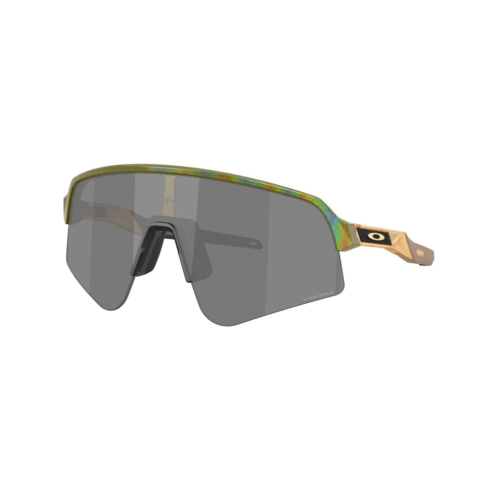 Oakley Sutro Lite Sweep sunglasses in Fern Spacedust iridescent frame with Prizm Black lens