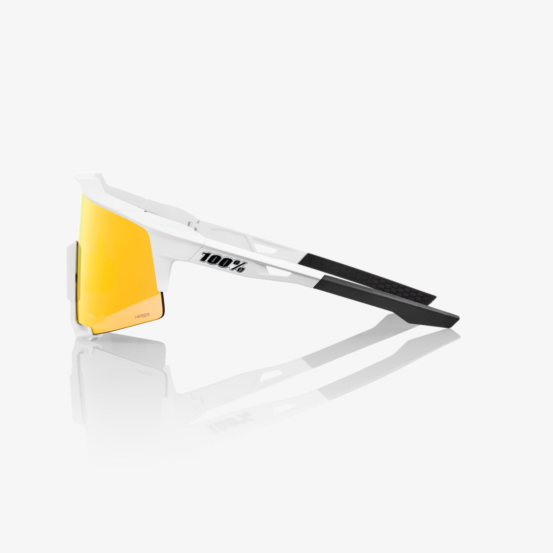 100% S2 sunglasses in soft tact off white with red mirror lens