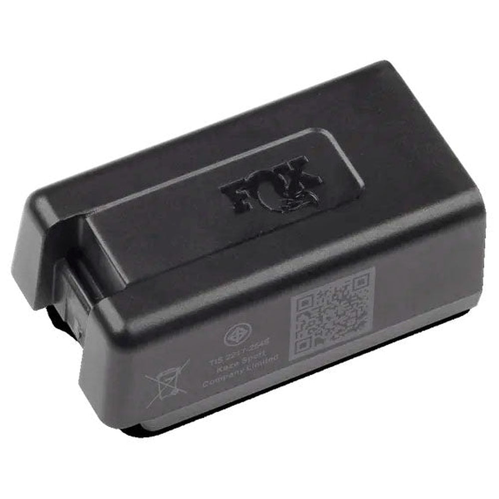 Fox Shox Neo System battery pack in black with FOX logo on top