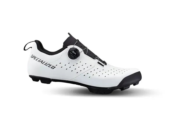 Specialized Recon 1.0 mountain bike shoe in white with BOA closure system