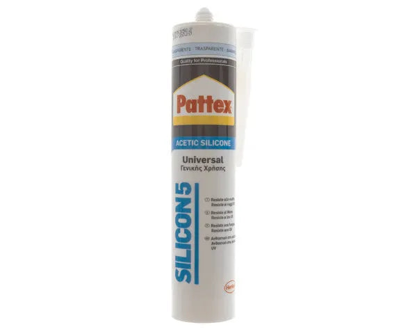 PATTEX Tubo di silicone traslucido 280 ml