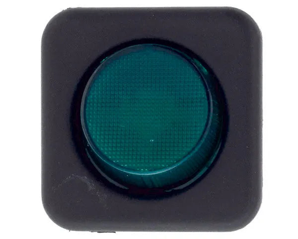 Interruttore lavastoviglie verde 25x25 mm