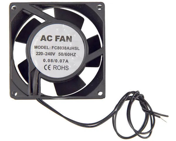 Motore ventilatore 80x80x38,5 mm 15w