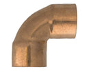 Gomito 90º maschio-maschio 90 rame 1/2''