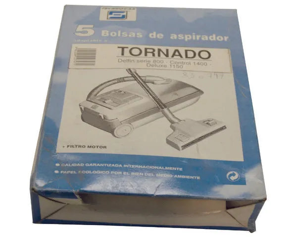 SACO PER ASPIRAPOLVERE TORNADO DELUXE1150 5 PEZZI