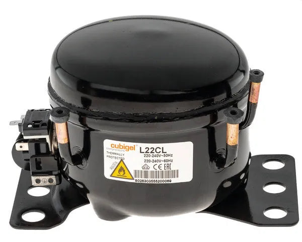 Compressore L22CL 1/18 R600A CUBIGEL BASSA TEMPERATURA