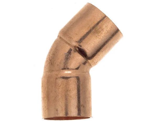 Curva 45º maschio-maschio 41 rame 3/4''