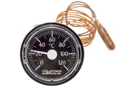 Termometro rotondo da 0º a 120ºC Ø43 mm autobloccante