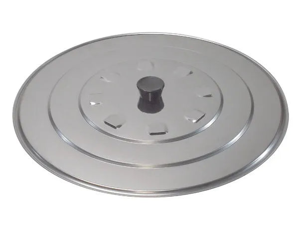 Coperchio in acciaio inox ø 32 cm.