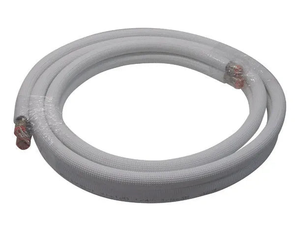 Tubo di rame isolato doppio 1/4 + 3/8 3 m.
