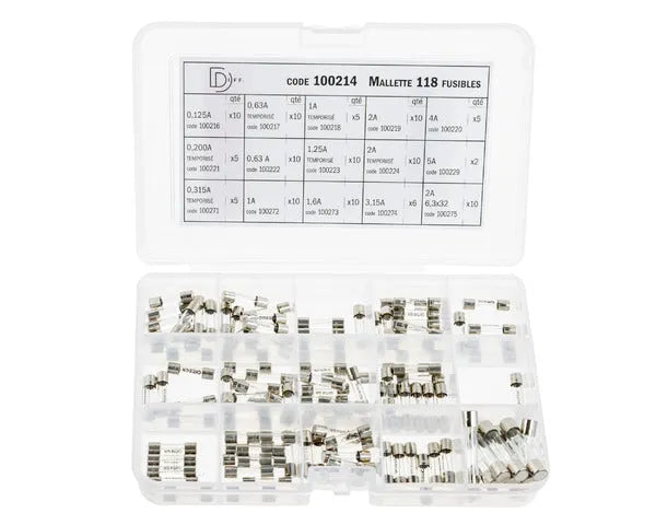 Assortimento fusibili caldaia 118 unità