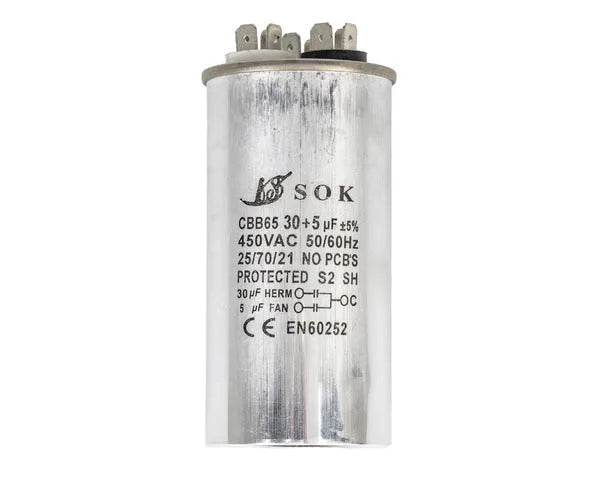 Condensatore di lavoro 30µf + 5µf 450V per condizionatore DCE