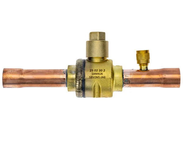 Valvola a sfera Sanhua sbv 3/4" da saldare con cappuccio