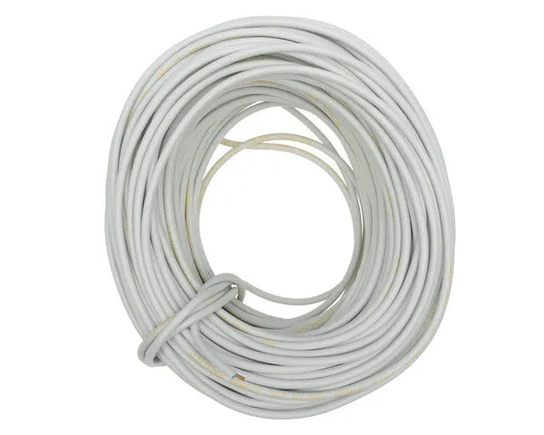 Cavo guaina bianco 2x1,0 mm. 0,5KV