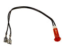 Indicatore luminoso ø9 mm. rosso 200 mm