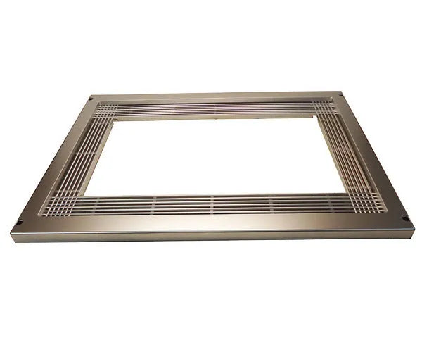 Cornice decorativa per microonde argento opaco