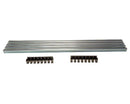 Griglia di ventilazione 600x122mm acciaio inox