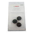 Kit 3 cepillos laton vaporeta Polti Pro 95 Turbo Flexi PAEU0297