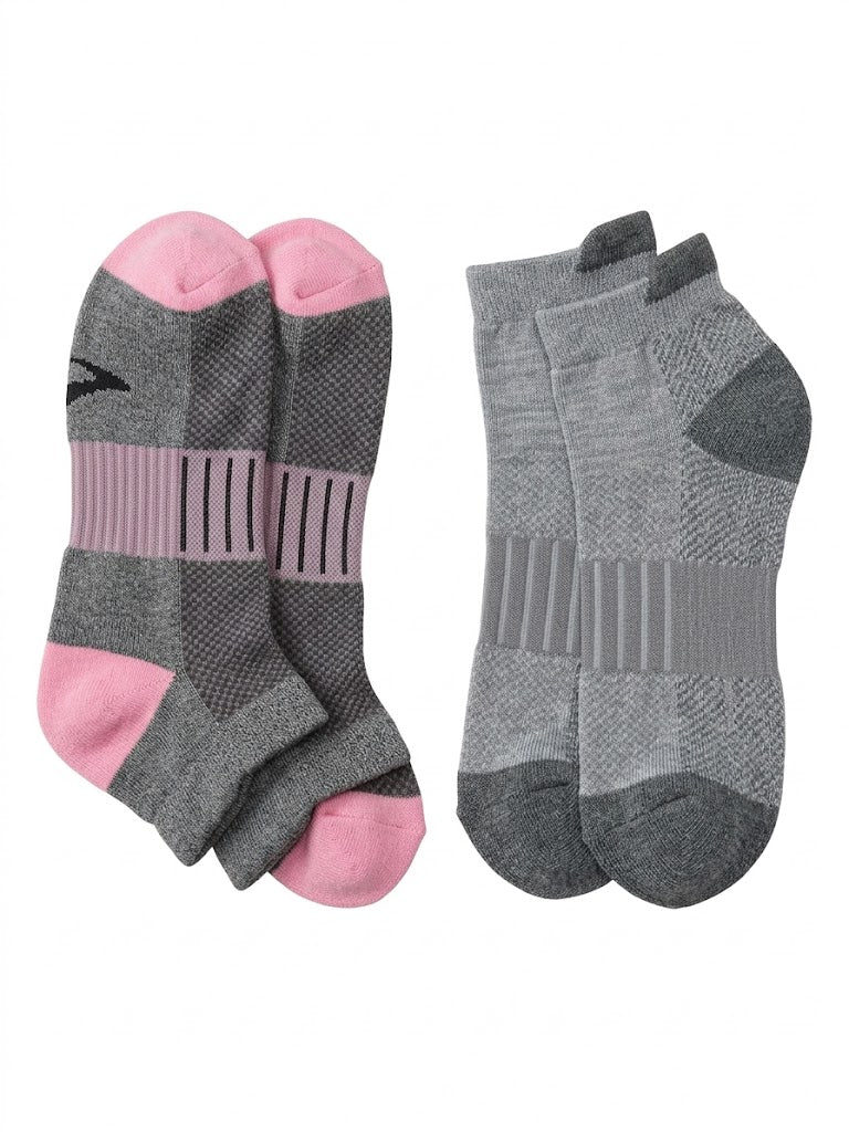 Brooks Ghost Midweight 2 Pairs Socks
