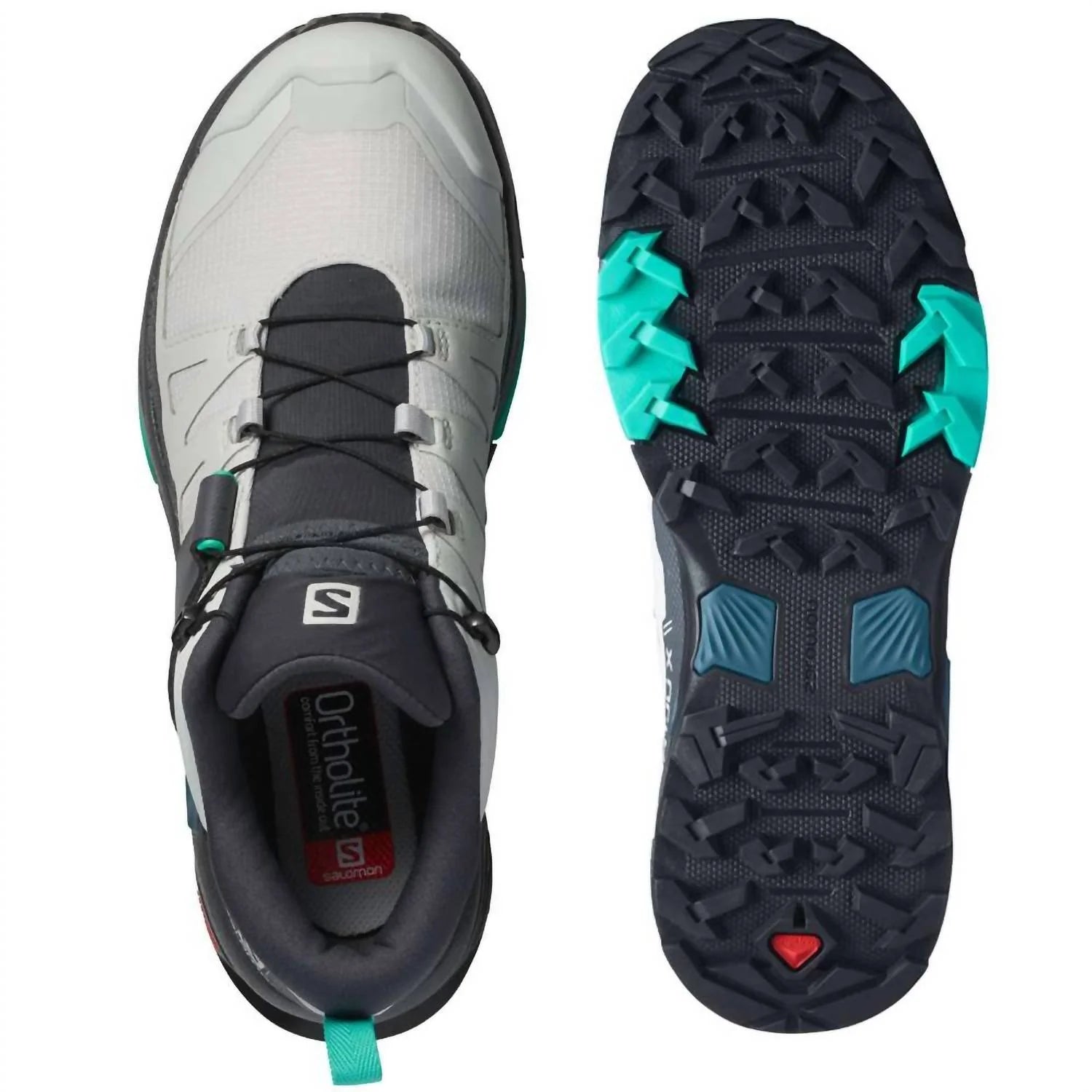 Salomon X ULTRA 4 GTX W LUNAR ROCK/EBONY/MINT  5