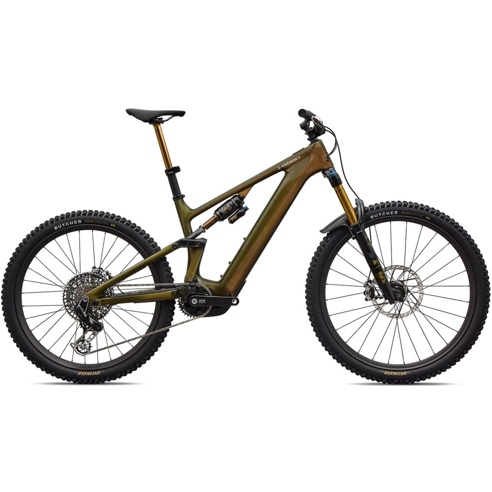 Specialized S-Works Turbo Levo 4 Gloss Laurel Green / Burnt Gold / Chrome S4