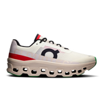 On Cloudmonster Running Shoes Men's - Undyed-White | Flame