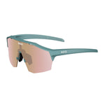 KOO Alibi sunglasses in harbor blue matt with rose gold mirrored lenses
