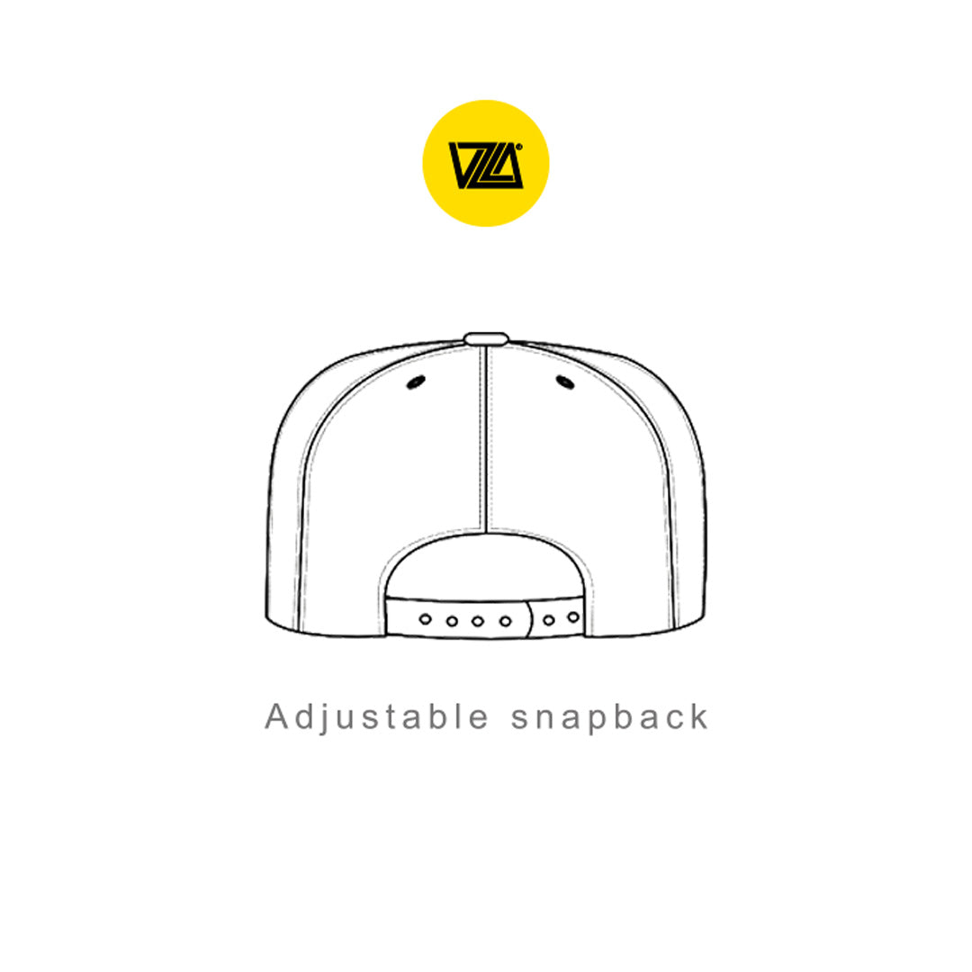 VZLA Flat Bill Snapback Hat (Guacamaya)