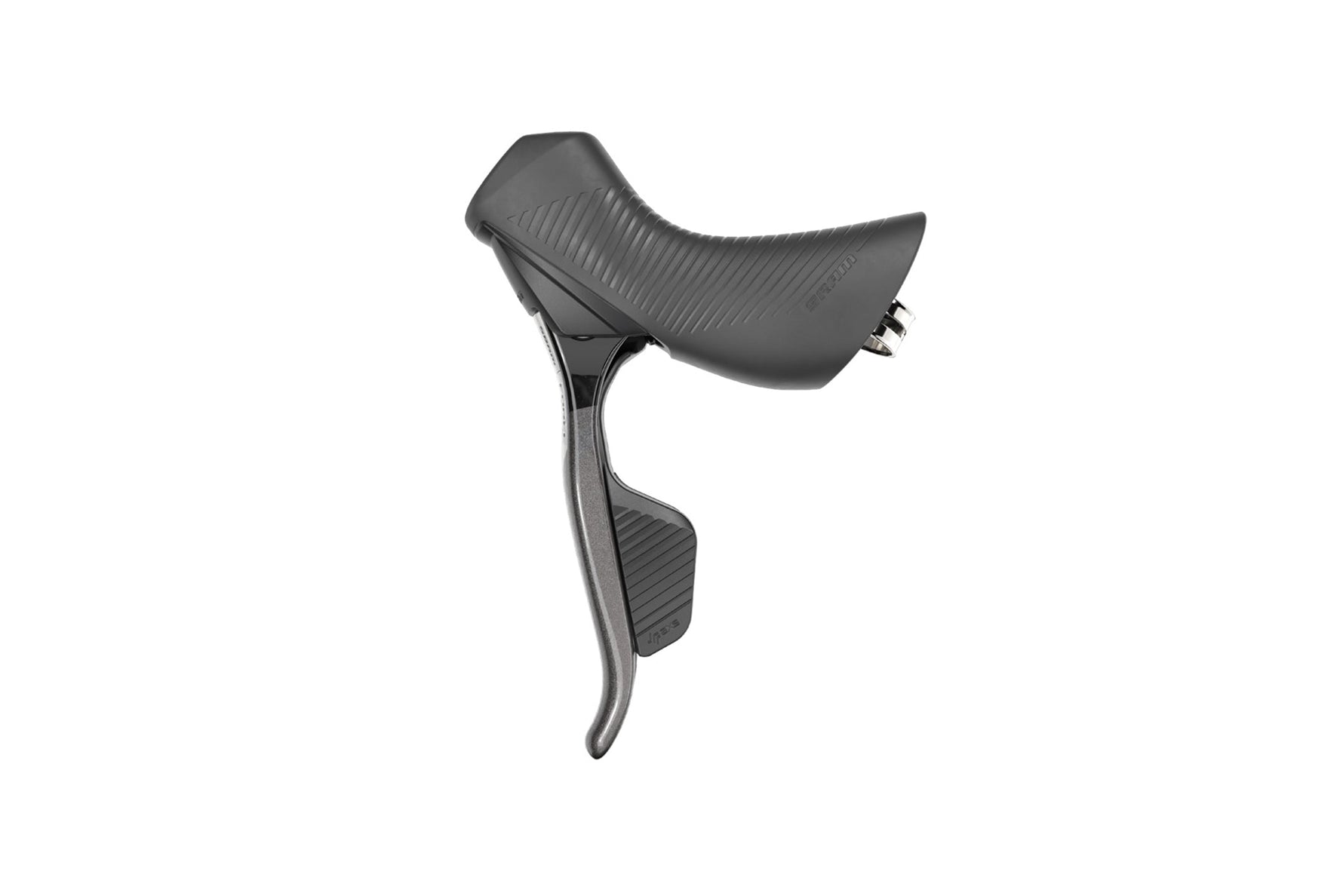 SRAM Force AXS hydraulic disc brake lever and shifter in dark grey