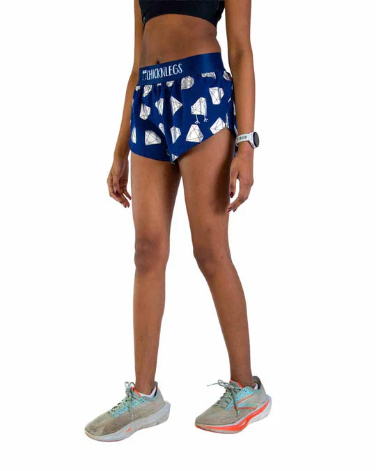 Chicknlegs Women's Diamonds 1.5" Split Shorts - M