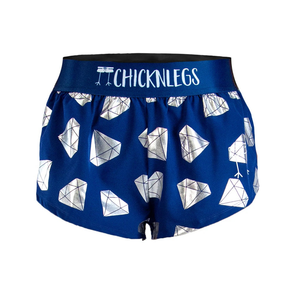 Chicknlegs Women's Diamonds 1.5" Split Shorts - XS