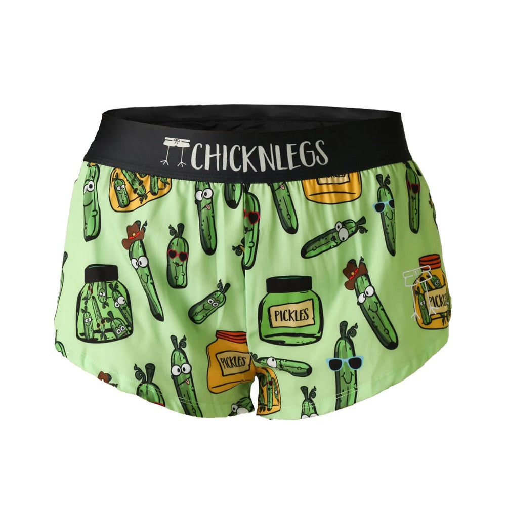 Chicknlegs Women's Pickles 1.5" Split Shorts - XS