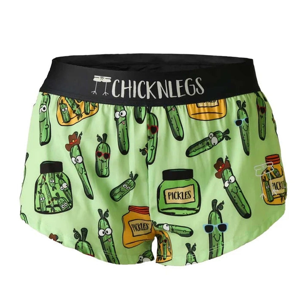 Chicknlegs Women's Pickles 1.5" Split Shorts - M