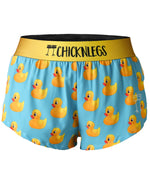 Chicknlegs Women's Rubber Ducky 1.5" Split Shorts - S