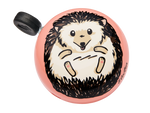 Electra bicycle bell in pink with adorable hedgehog character design