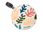 Electra bicycle bell with colorful coral reef pattern on white background