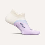 Feetures Elite Light Cushion No-Show Tab sock in Lilac Breeze colorway on white background