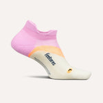 Feetures Elite Light Cushion No-Show Tab sock in Lilac Breeze colorway on white background