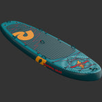 Retrospec Weekender Crew 12-foot inflatable stand up paddle board in teal Grateful Dead edition