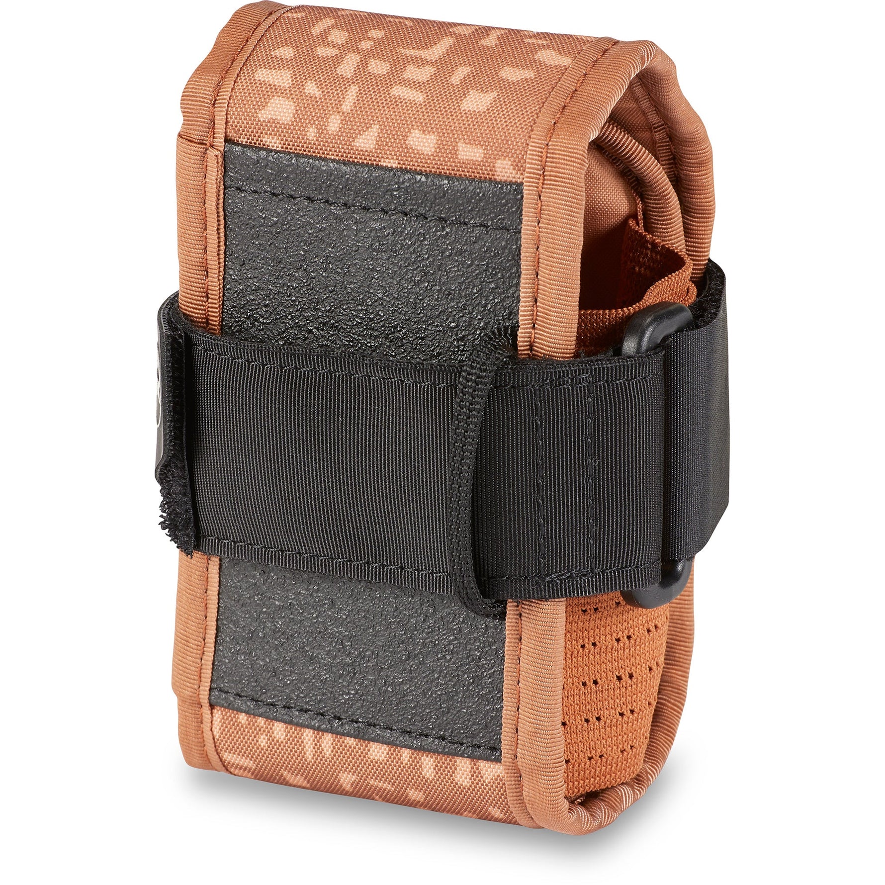 Dakine Gripper orange and black bike saddle bag with straps