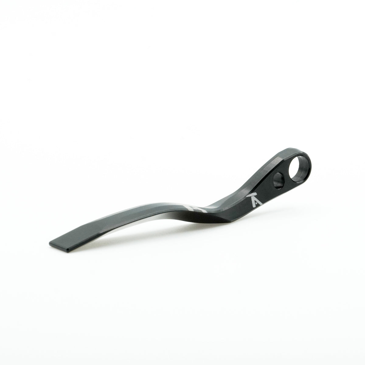K-Edge Pro Road Braze-on Chain Catcher in black anodized aluminum finish