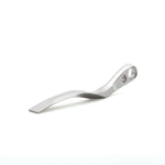 K-EDGE Pro Road Braze-on Chain Catcher in silver brushed aluminum finish