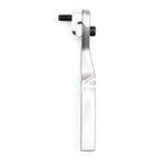 K-EDGE Pro Road Braze-on Chain Catcher in polished silver aluminum finish