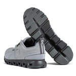 On Cloud 6 men's running shoes in wolf gray with rock dark sole
