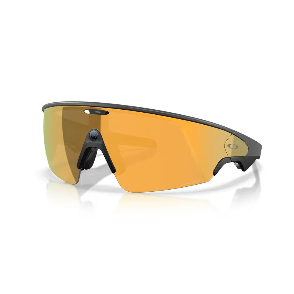 Oakley Meta Vanguard sunglasses with black frame and Prizm 24k gold lenses