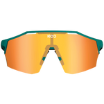 KOO Alibi cycling sunglasses in Persian green frame with orange gradient lenses