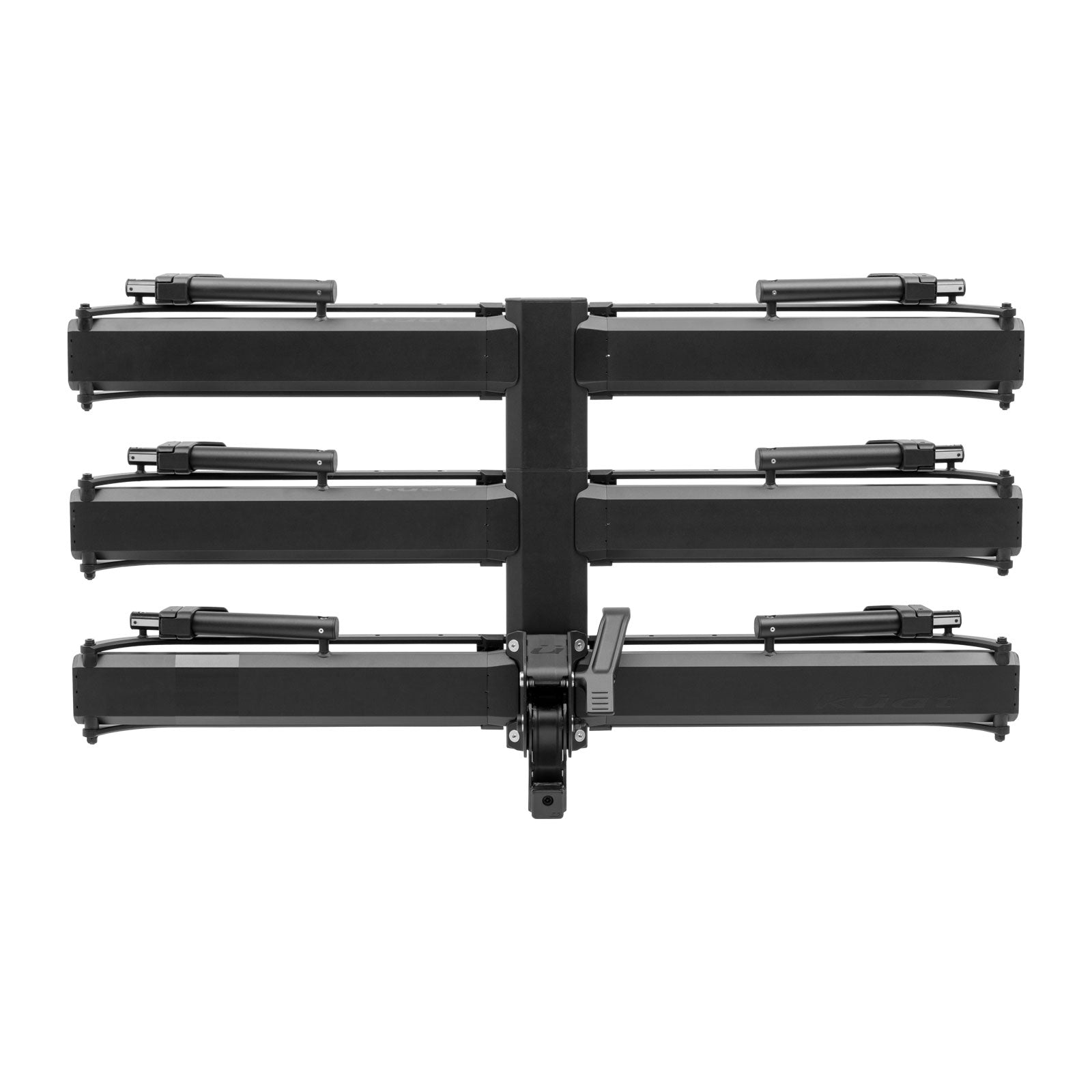 Kuat Piston Pro hitch mount bike rack in black with expandable design