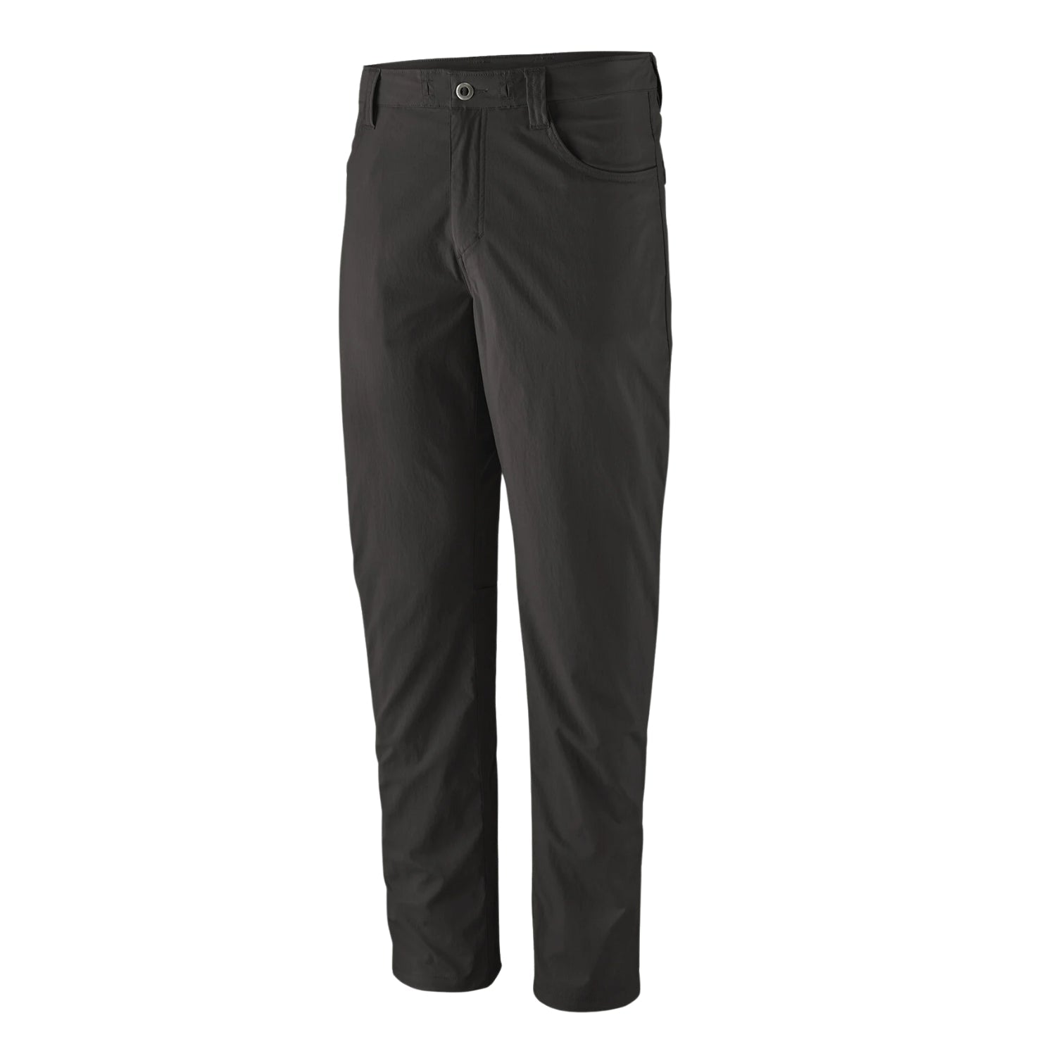Patagonia Men's Quandary Convertible Pants in black on white background